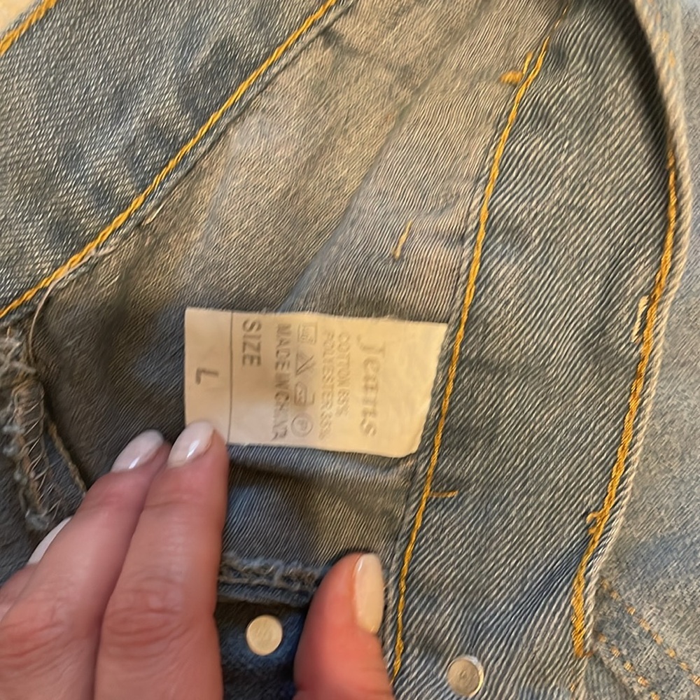 Denim skort - Picture 2 of 3